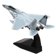 Alloy 1/100 F-15 Aircraft Model Simulation Military Fighter Ornaments Gift