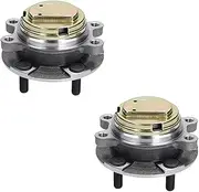 2PCS Front Wheel Bearing And Hub Assembly 40202-4GA0A Compatible With Infiniti Q50L FX35/G35G37M35