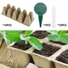 10 Cells Plant Starter Tray Biodegradable Nursery Pot Garden Seedling AmGRR