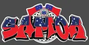 Samoa Coat of arms / flags Sticker 220mm x 100mm INCLUDES FREE STICKER