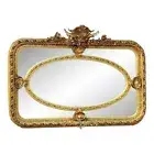 French Louis Xvi Style Wall Mirror in Gold Finish- made when ordered