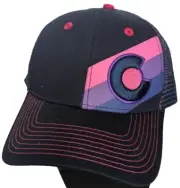 Yo Colorado Incline Mesh Back Trucker Hat Adjustable SnapBack One Size Adult Fit