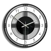 Vintage Handmade Acrylic Wall Clock 3D Elegant Gear Silent Home Offcie Decoration
