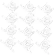 Cabinet Door Catch Kit 20 Sets of False Drawer Front Clips Cabinet Front Clips Security Locks