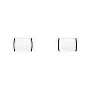 2x Dexas Concave Silicone 20x28cm Cutting Board Vegetable Chopping Rectangle WHT