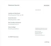 BRUCKNER, BEETHOVEN, HOLLIGER, HARTMANN NEW CD