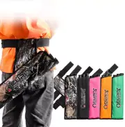 Sturdy Archery Arrow Quiver 3Tubes Waist Hip Bag Belt Back Pouch Holder Hunting