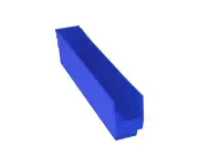 Quantum Storage Systems Shelf BIN Blue 23-5/8in x 4-1/8in x 6in