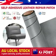 MODIGT Synthetic Leather Fabric Auto Seat Home Furniture Repair Patch GREY