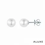 【ALUXE 亞立詩】18K金 7-7.5MM 淡水珍珠耳環