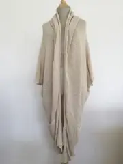 CALYPSO WOMENS NATURAL KNITTED CARDIGAN ONESIZE BNWT
