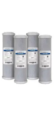 4 Pk Hydro Nix Carbon Block Water Filter RO DI 10" x 2.5" CB-25-1005 Sealed