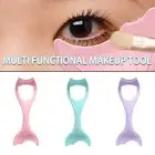 Mermaid Mascara Guard Silicone Shield Applicator Eyelash Comb Positioning Tools