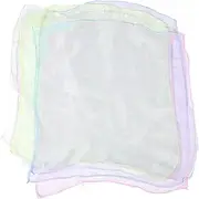 [ROMISBABA] 6pcs Silk Scarves Kids Dance Performance Chiffon Scarves Set Vibrant Colors for Toddlers for Women and Kids