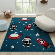 Kidszone Space Blue Rug