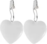 UKCOCO Purse Light Handbag Light : 2 Pcs LED Heart Shaped Purse Lamp Touch Activated Handbag Lamp for Women Girls