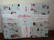 Cath Kidston Snow Day Duck Egg Twin Quilt bedding Christmas English