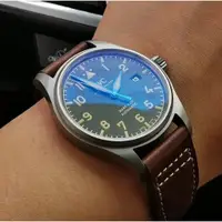 在飛比找蝦皮購物優惠-原單IW*鈦殼飛行員馬克十八傳承 鈦金屬錶殼腕錶 採用原裝瑞