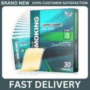 Nicotine Patches Step 3, 7mg, 30 Patches, 24-Hour Smoking Aid to Quit Smoking