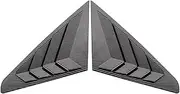 Quarter Side Window Louver Compatible for Morris Garages 5 Scoop Cover Vent Carbon Surface Spoiler 2021 to 2023 Decorative Accessories(Carbon Paint)