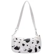 Fashion Animal Pattern Women Shoulder Bag Female Acrylic Chain Underarm Handbag Youth Ladies Simple Versatile Bag