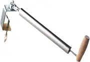 Fenteer Rolling Pin Stainless Steel Pizza Roller for Ravioli Bread Dumpling