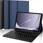for Samsung Galaxy Tab A9 Plus Case with Keyboard 11 inch, Dark Blue