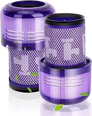 BONGBELONG Filter for Dysons V12, Filter for Dysons V12 Slim Absolute Extra Total Clean Replacement Filter Part 971517-01 2Pack