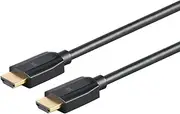 Monoprice 8K Ultra High Speed HDMI Cable - HDMI 2.1, 8K@60Hz, 4K@120Hz, 48Gbps, HDR, VRR, 15ft, Black - 5 Pack