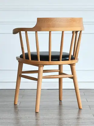 白蠟木餐椅椅子北歐實木書桌椅靠背椅溫莎椅辦公椅靠背椅實木餐椅