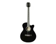 Legacy 40" Acoustic Guitar Cutaway Black Finish MJG-305C-BLK