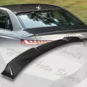 For 2017-2023 Audi A4 S4 Sedan Real Carbon Fiber Rear Roof Window Spoiler Wing