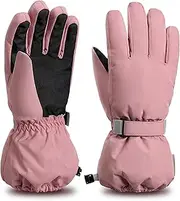 [ThxToms] Kids Winter Gloves Waterproof Ski Snowboard Gloves for Ourdoor Sports, Boys and Girls Cold Weather Bike Gloves