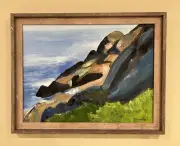 Maine Coast - 18” X 24” Oil On Canvas Panel. (unframed)