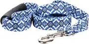 Yellow Dog Design Aztec Blue Ez-Grip Dog Leash With Comfort Handle 3/4" Wide And 5' (60") Long, Small/Medium