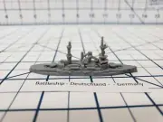 Battleship - Deutschland - German Navy - Wargaming - Axis and Allies - Naval Min