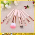 7pcs/set Wood Makeup Brush Foundation Contour Concealer Blush Pen Beige .