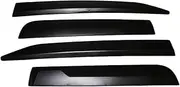 Car Accessories ABS Injection Black Side Molding Body Kits Trim Compatible for Toyota Hilux Revo Rocco 2016-2019 2020 2021 SR5 Invicible(Black)