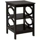 Giantex 3-tier Nightstand Sofa Side End Accent Table Storage Display Shelf