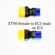RCP Adapters (2) XT90 FEMALE TO EC3/IC3 MALE BATTERY ADAPTERS