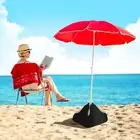 Heavy Duty Beach Umbrella Base Fillable Weights Sun Umbrella Sand Bags