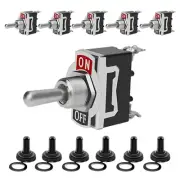 Toggle Switch 12V, Heavy Duty 120V SPST on off Rocker Switch, 2 Pin SPDT