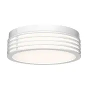 Sonneman 7421-11 Marue 11"W LED Flush Mount Drum Ceiling Fixture - White
