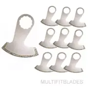 10 x Diamond Oscillating Swing Blades-Festool Vecturo / Fein Supercut Compatible