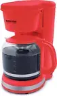 Better Chef 12-Cup Coffee Maker | Pause-N-Serve | Red with Brushed Metal Trim