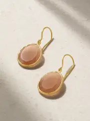 [Pippa Small] Pippa Small - 18-karat Gold Moonstone Earrings - One size One size Gold