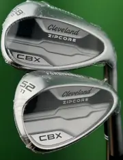 Cleveland CBX Zipcore Wedge Set 52-11*, 58-10* GW LW Steel DG Spinner NEW