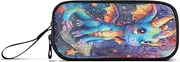 Fantasy Butterfly Pen, Pencil and Marker Cases, Pencil Pouch Cloth, Pencil Box for Boys, Cute Dragon Big Eyes, one size, Artistic Style
