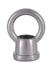 B&P Lamp 7/8" Diameter Cast Loop With Satin Nickel Finish