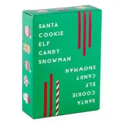 Card Games Santa Cookie Elf Candy Snowman Dedicated Deck Family Fun Party Entertainment Festive Holiday Gift Tabletop Play